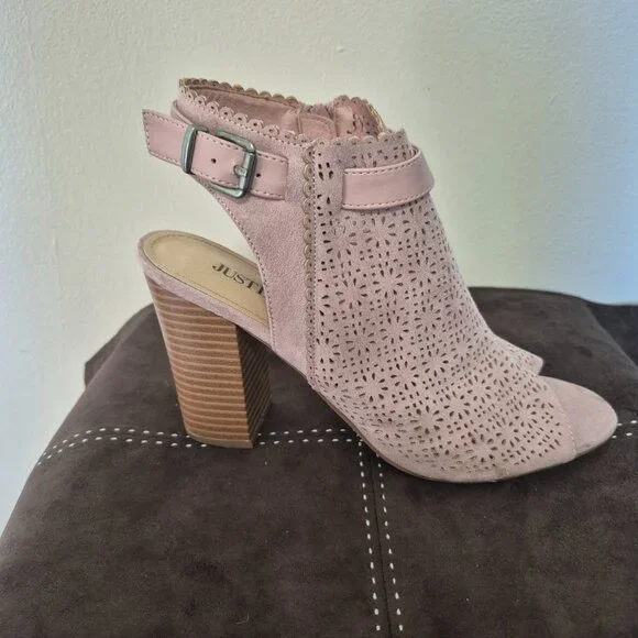 Pink Cut Out Booties - Picture 3 of 11